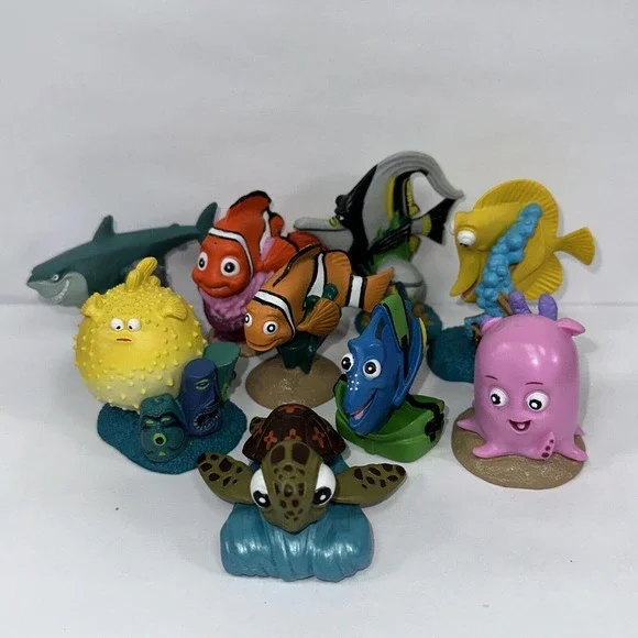Disney Pixar Finding Nemo Figure Cake Toppers Lot Of Toys PVC